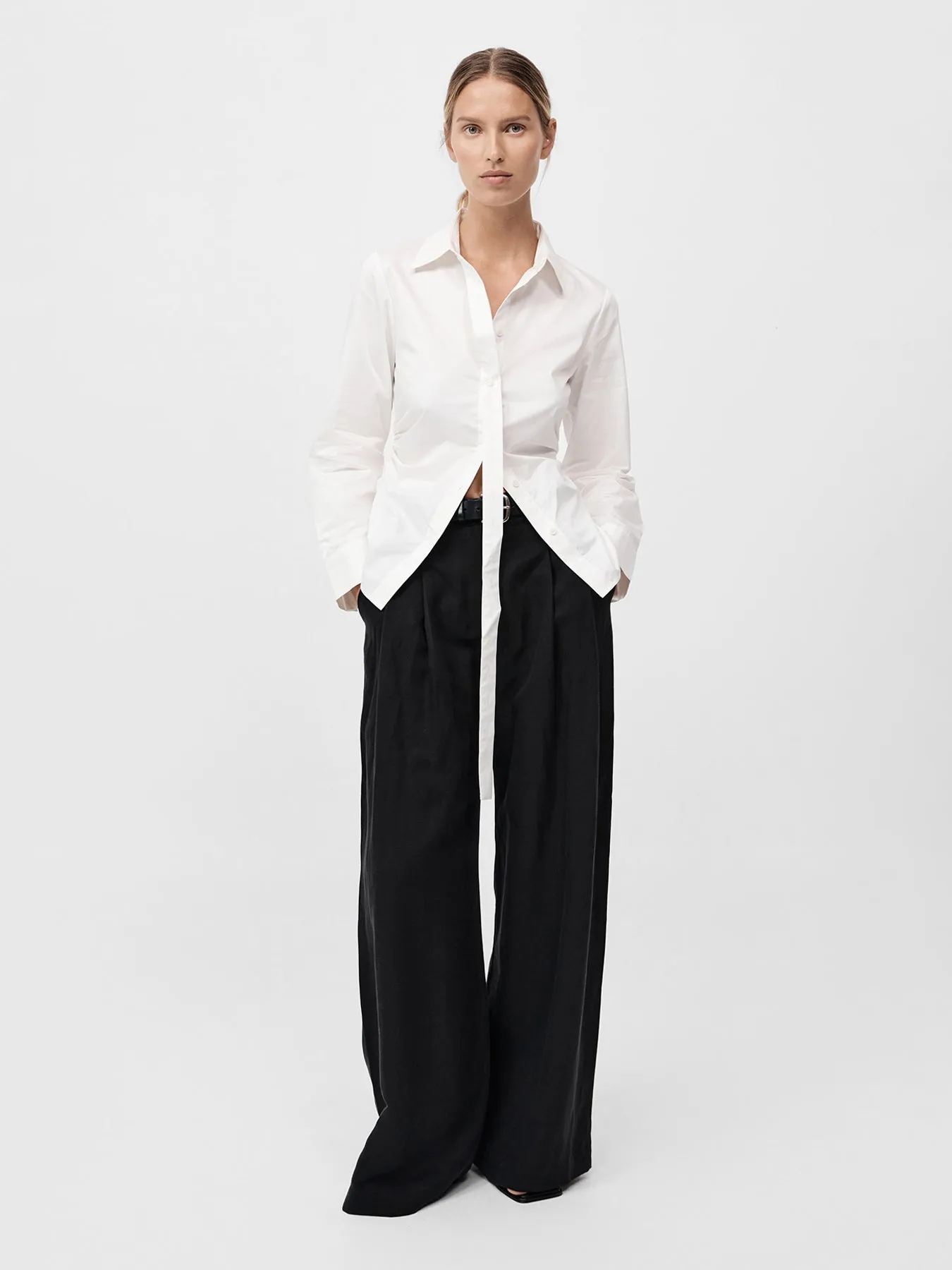 St. Agni Deconstructed Shirt White