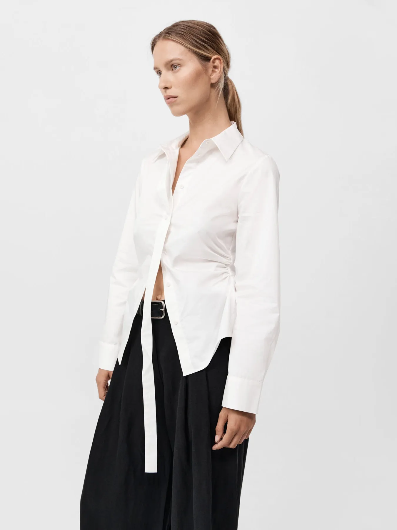 St. Agni Deconstructed Shirt White