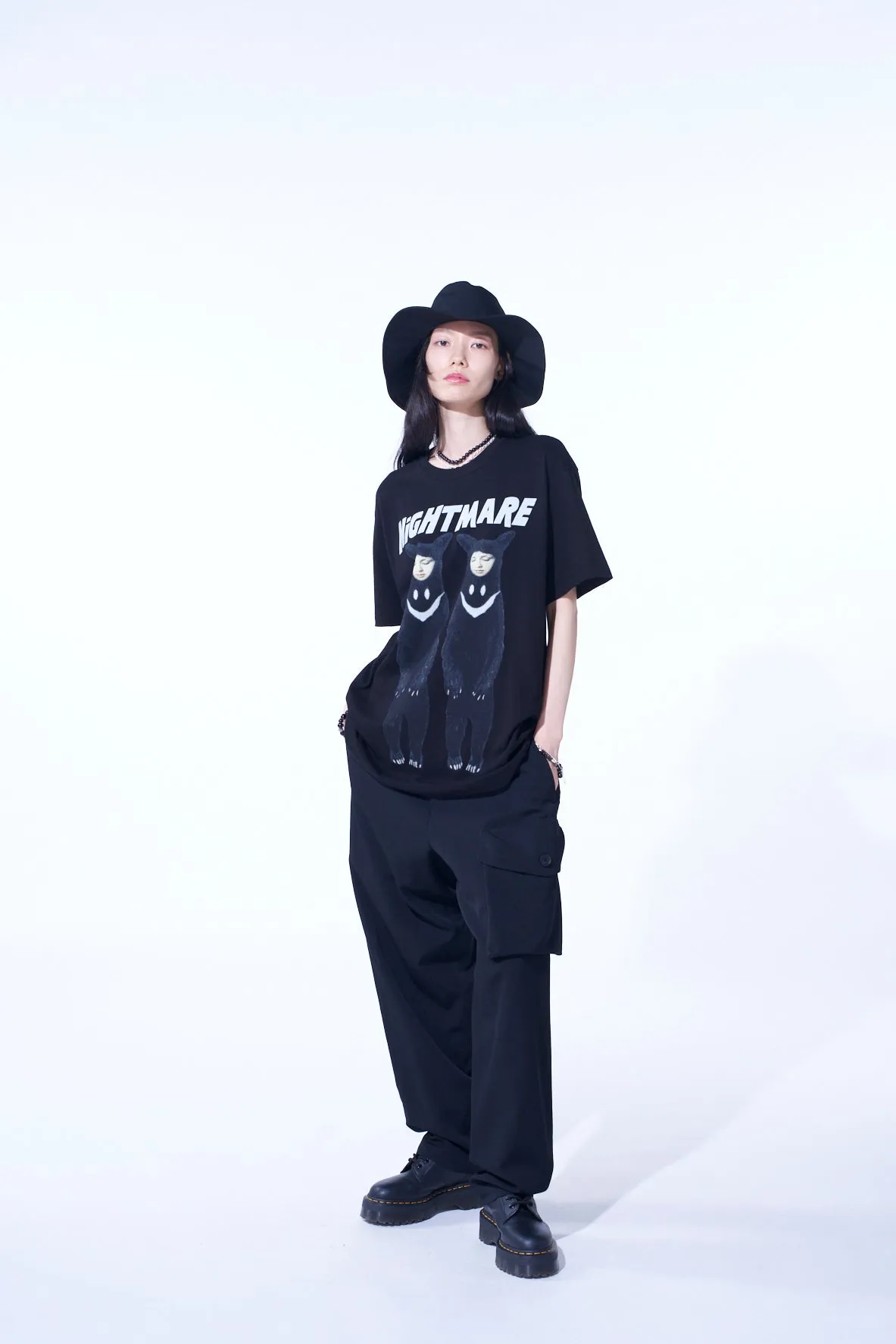 S'YTE x KOICHI IYODA ARTWORK PRINTED T-SHIRT -Nightbear-