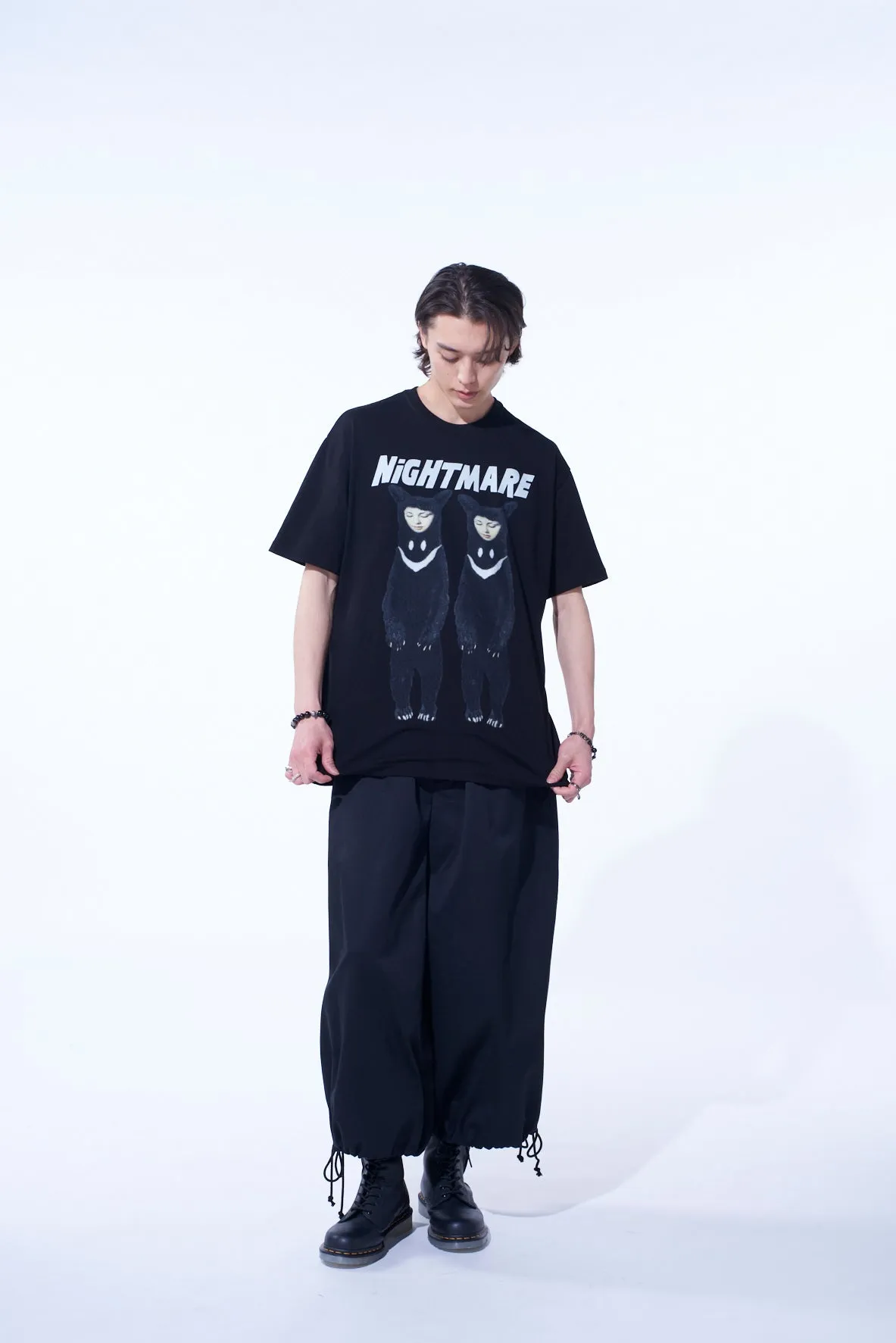 S'YTE x KOICHI IYODA ARTWORK PRINTED T-SHIRT -Nightbear-