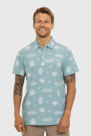 TEAMLTD Mens Par-Tee Polo Agave Palm