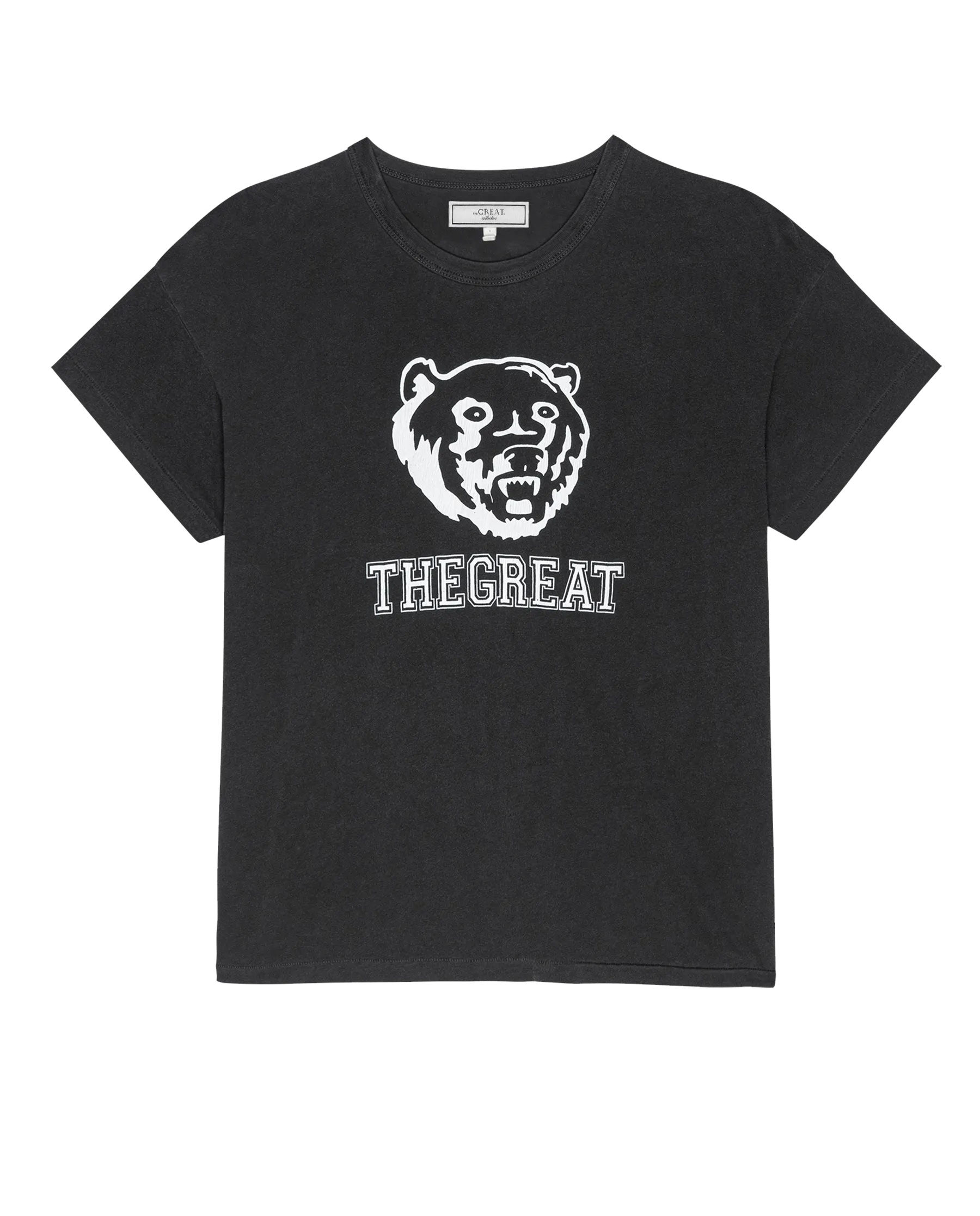 The Boxy Crew. Graphic -- Washed Black with Bear Graphic