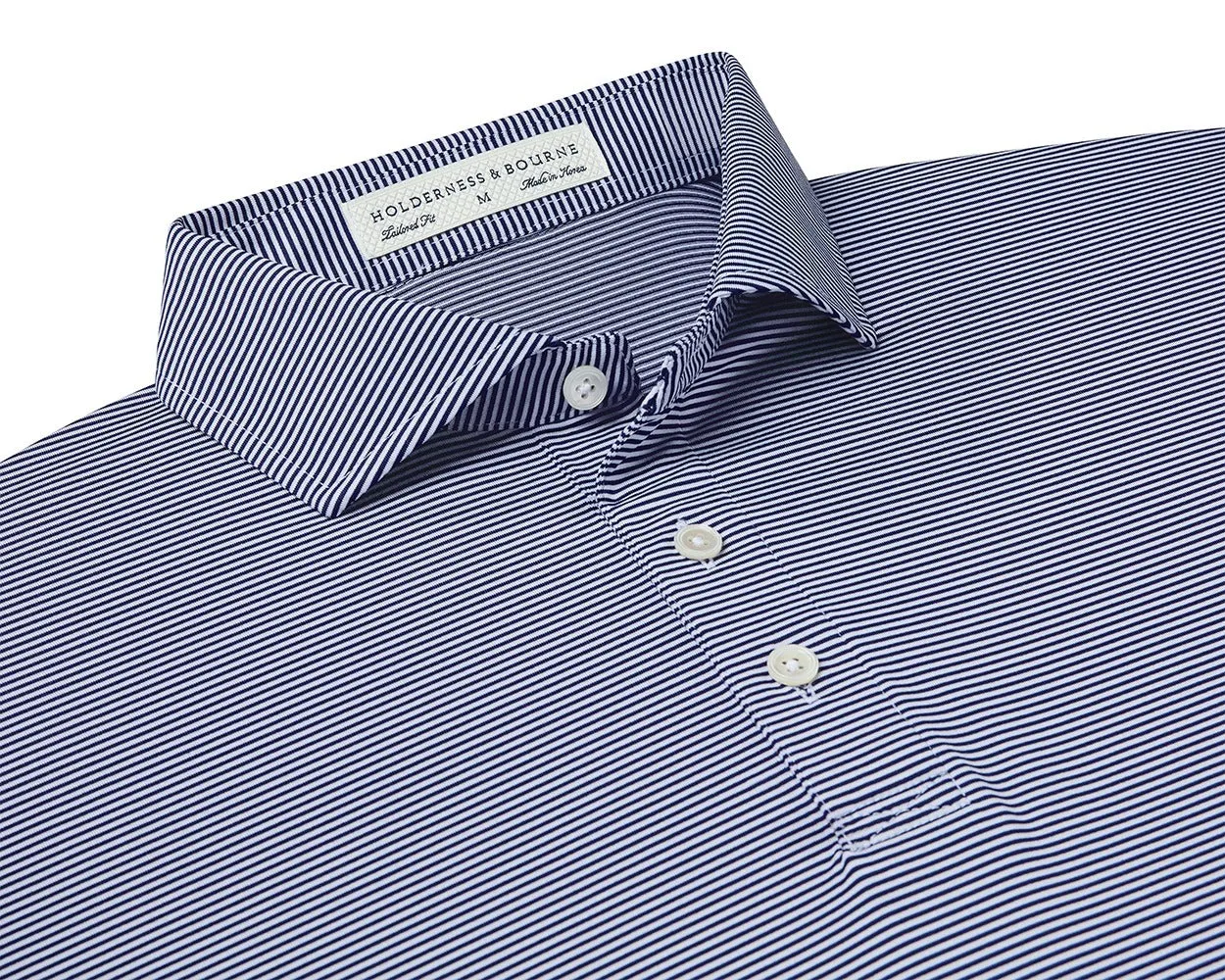 The Perkins Shirt: Navy & White
