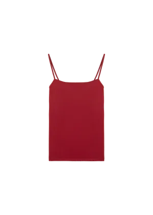 Thin strap travel top