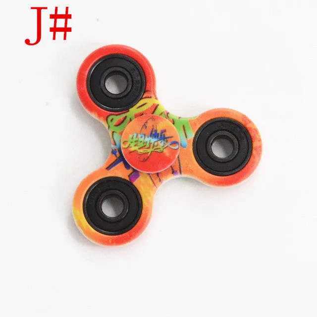 Tri Fidget Hand Spinner Triangle DIY Puzzle Finger Toy EDC Focus Toys For ADHD Learning &Educational Toy