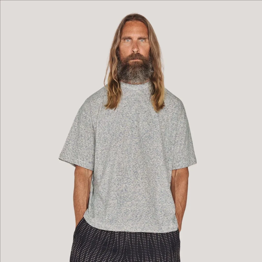 Triple Stripe T-Shirt (Ecru Stripe)