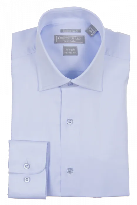 Two Ply Cotton Contemporary Dress Shirt