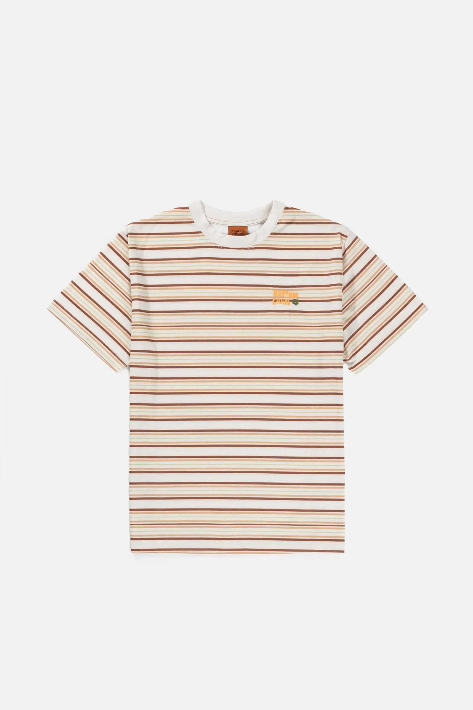 Vintage Stripe Ss T Shirt Natural