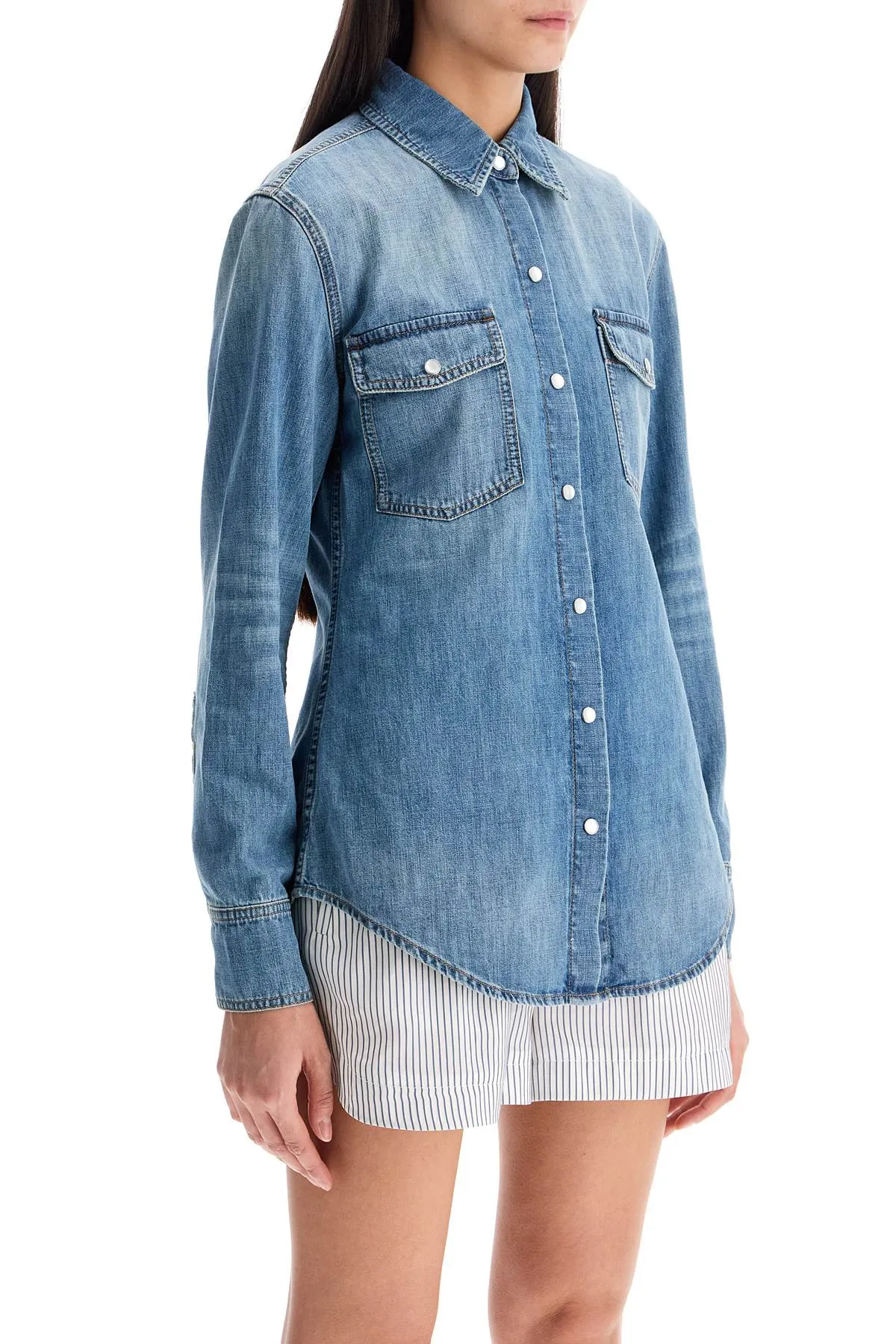 'VINTAGE WASH DENIM SHIRT'