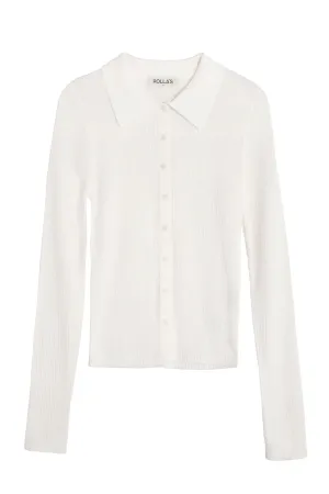 White Caroline Knit Top