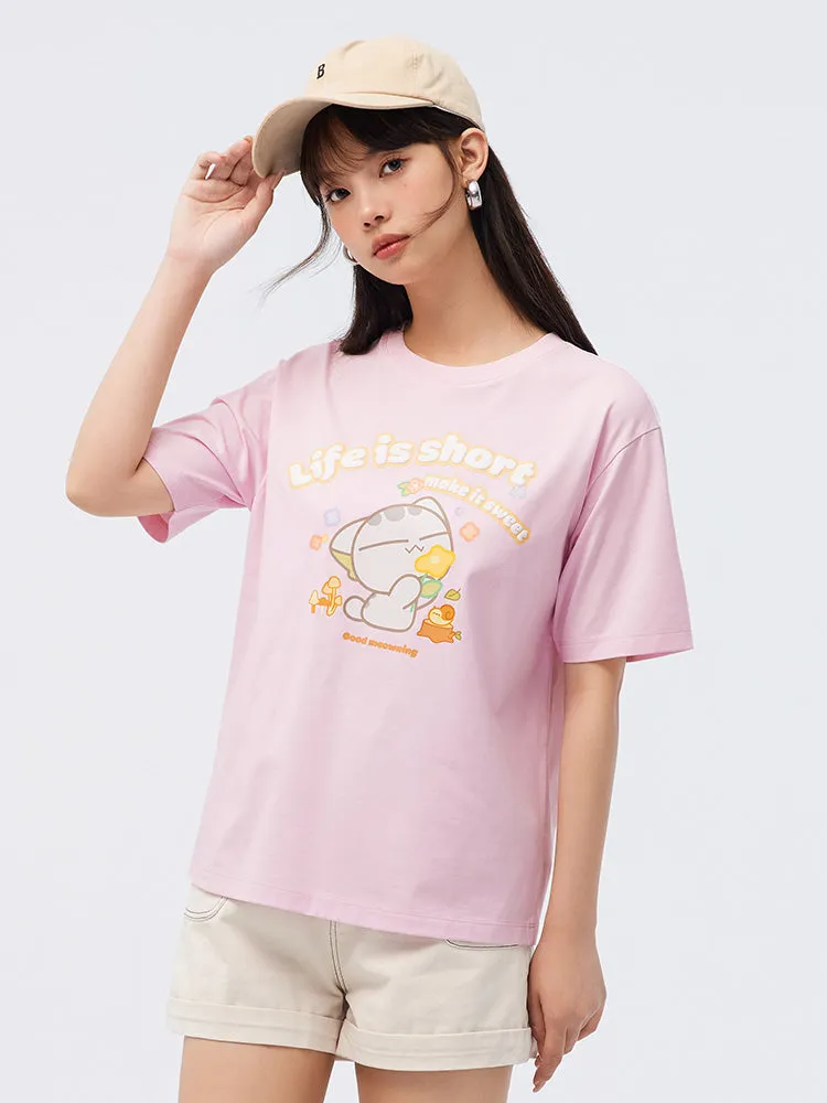 Women's Cool and Comfortable Round Neck Short Sleeves T-Shirt