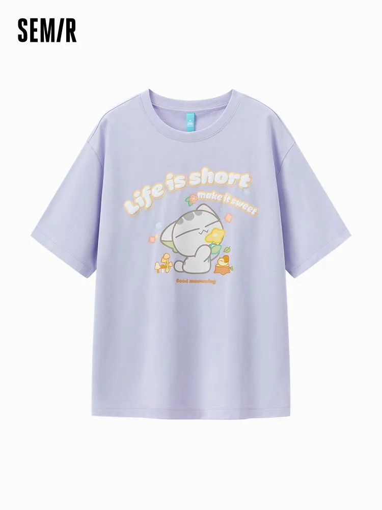 Women's Cool and Comfortable Round Neck Short Sleeves T-Shirt