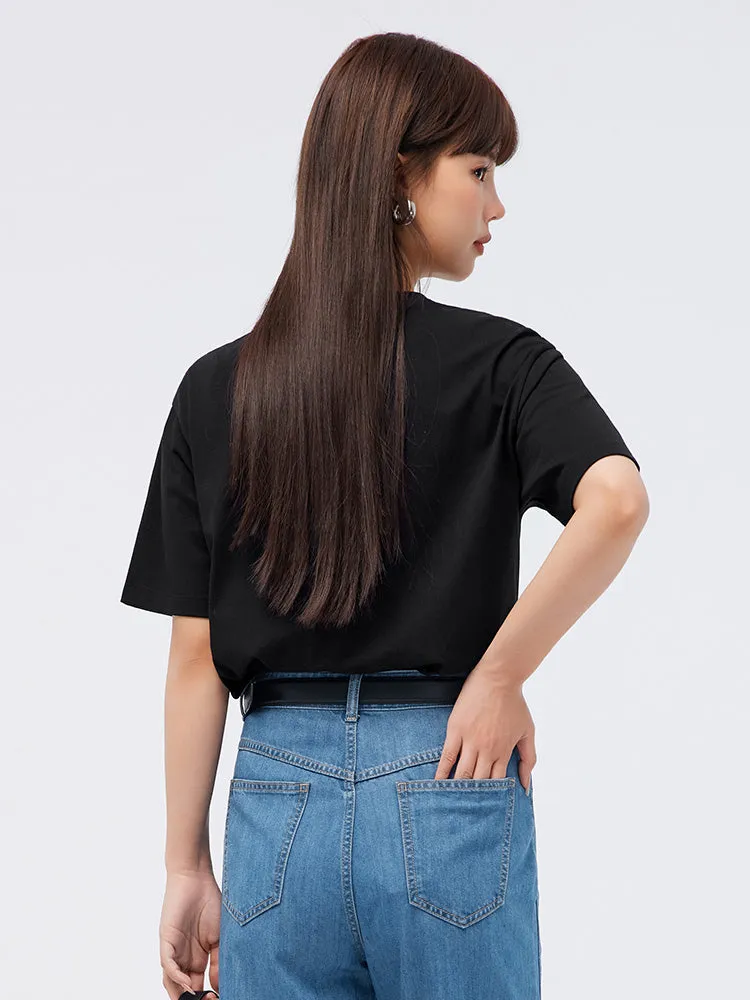 Women's Cool and Comfortable Round Neck Short Sleeves T-Shirt