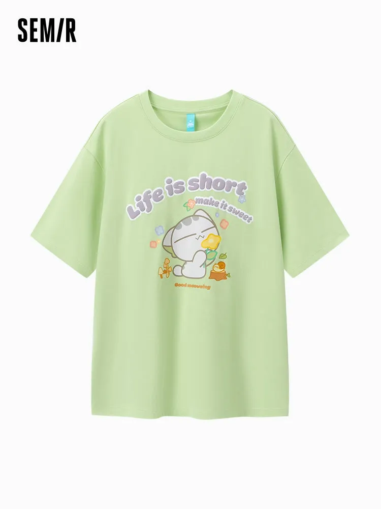Women's Cool and Comfortable Round Neck Short Sleeves T-Shirt
