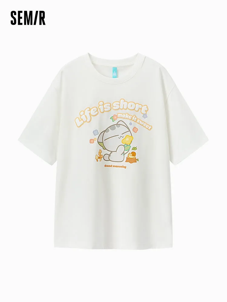 Women's Cool and Comfortable Round Neck Short Sleeves T-Shirt