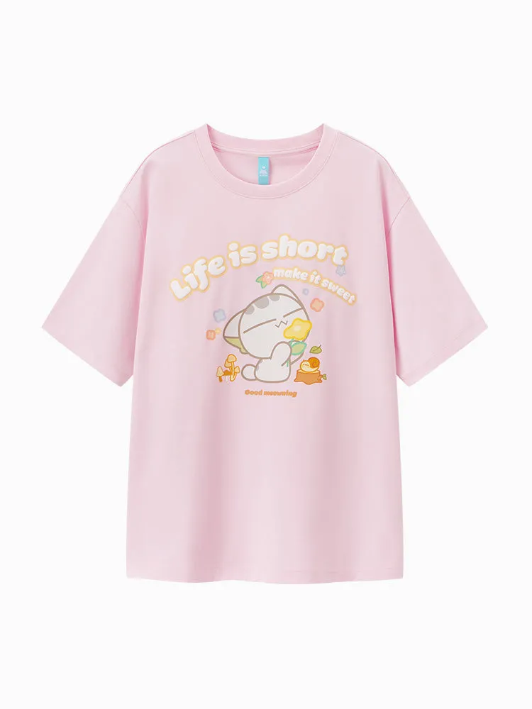 Women's Cool and Comfortable Round Neck Short Sleeves T-Shirt
