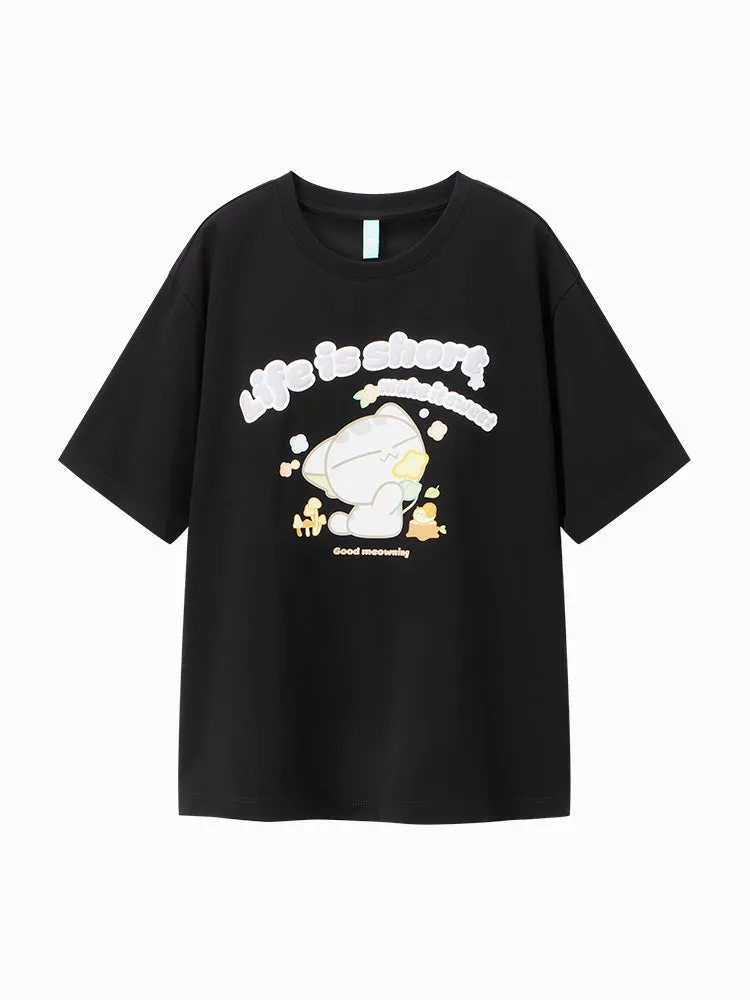 Women's Cool and Comfortable Round Neck Short Sleeves T-Shirt