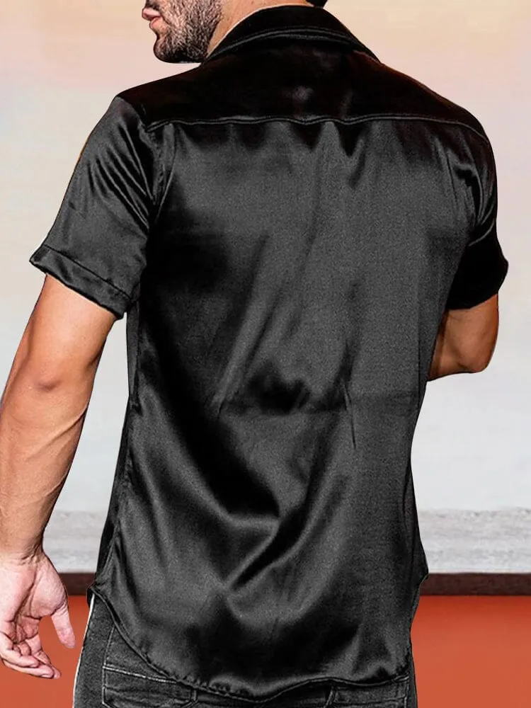 Wrinkle Free Satin Dress Shirt