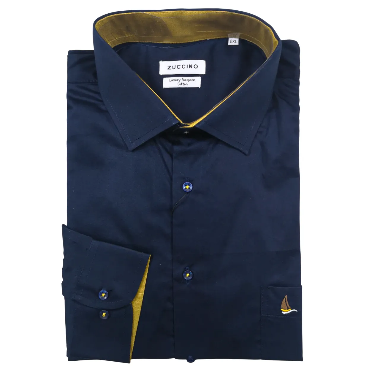 Zuccino Italy Navy LS Shirt